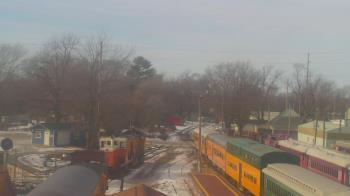 Weather camera view of Boone Scenic Valley Railroad.