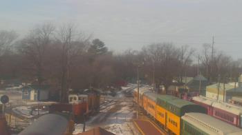 Weather camera view of Boone Scenic Valley Railroad.