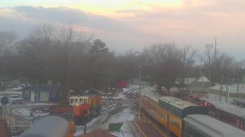 Weather camera view of Boone Scenic Valley Railroad.