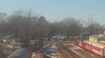 Weather camera view of Boone Scenic Valley Railroad.