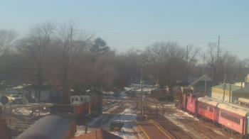 Weather camera view of Boone Scenic Valley Railroad.