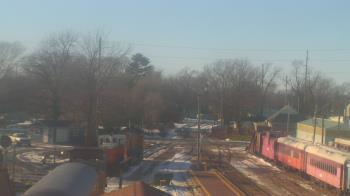 Weather camera view of Boone Scenic Valley Railroad.