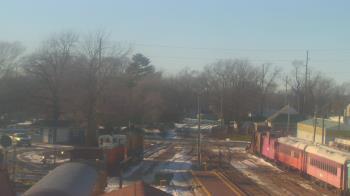 Weather camera view of Boone Scenic Valley Railroad.