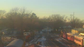 Weather camera view of Boone Scenic Valley Railroad.