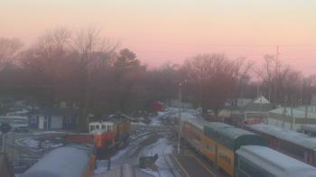 Weather camera view of Boone Scenic Valley Railroad.