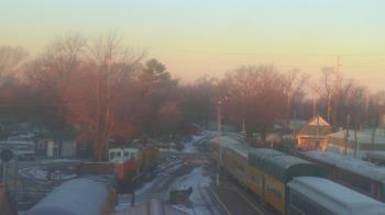 Weather camera view of Boone Scenic Valley Railroad.
