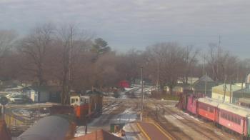 Weather camera view of Boone Scenic Valley Railroad.