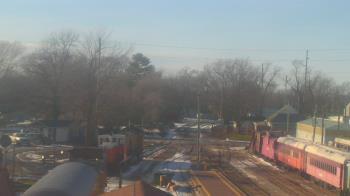 Weather camera view of Boone Scenic Valley Railroad.