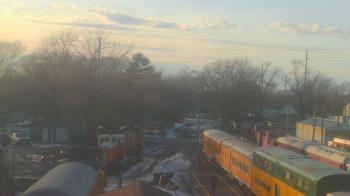 Weather camera view of Boone Scenic Valley Railroad.