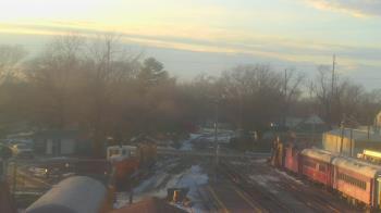Weather camera view of Boone Scenic Valley Railroad.
