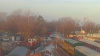 Weather camera view of Boone Scenic Valley Railroad.