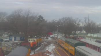 Weather camera view of Boone Scenic Valley Railroad.