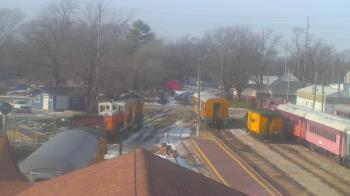 Weather camera view of Boone Scenic Valley Railroad.
