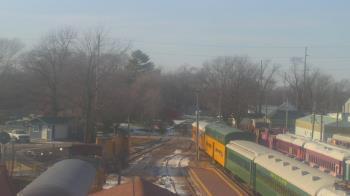 Weather camera view of Boone Scenic Valley Railroad.