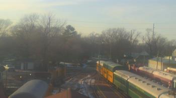 Weather camera view of Boone Scenic Valley Railroad.