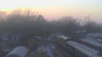 Weather camera view of Boone Scenic Valley Railroad.