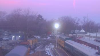 Weather camera view of Boone Scenic Valley Railroad.