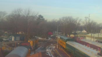 Weather camera view of Boone Scenic Valley Railroad.