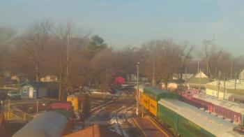 Weather camera view of Boone Scenic Valley Railroad.