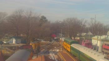 Weather camera view of Boone Scenic Valley Railroad.