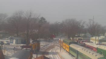 Weather camera view of Boone Scenic Valley Railroad.