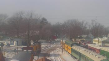 Weather camera view of Boone Scenic Valley Railroad.