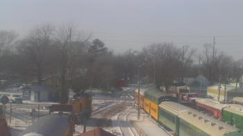 Weather camera view of Boone Scenic Valley Railroad.