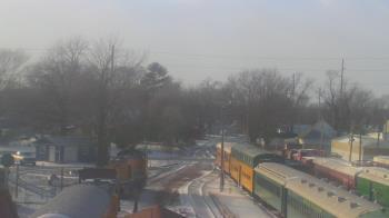 Weather camera view of Boone Scenic Valley Railroad.