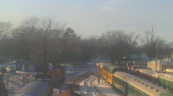 Weather camera view of Boone Scenic Valley Railroad.