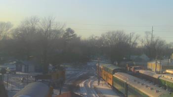 Weather camera view of Boone Scenic Valley Railroad.