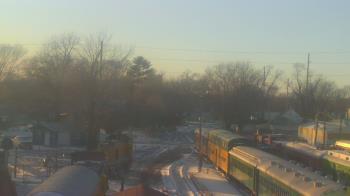 Weather camera view of Boone Scenic Valley Railroad.