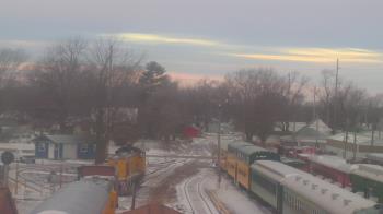 Weather camera view of Boone Scenic Valley Railroad.