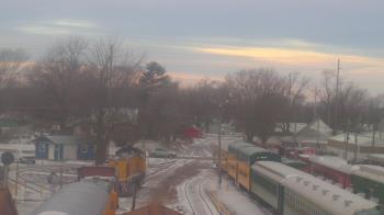 Weather camera view of Boone Scenic Valley Railroad.