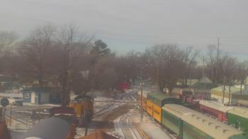 Weather camera view of Boone Scenic Valley Railroad.