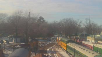 Weather camera view of Boone Scenic Valley Railroad.
