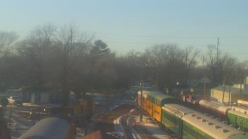 Weather camera view of Boone Scenic Valley Railroad.
