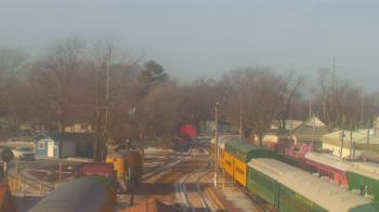 Weather camera view of Boone Scenic Valley Railroad.