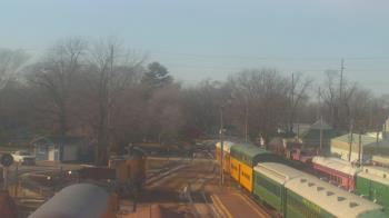 Weather camera view of Boone Scenic Valley Railroad.