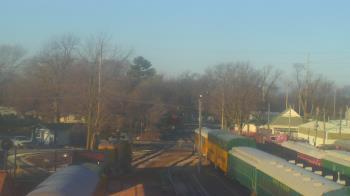 Weather camera view of Boone Scenic Valley Railroad.