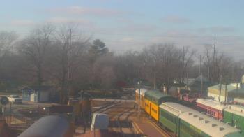 Weather camera view of Boone Scenic Valley Railroad.