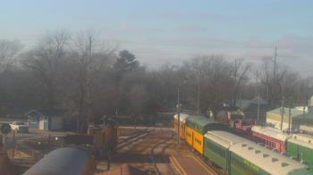 Weather camera view of Boone Scenic Valley Railroad.