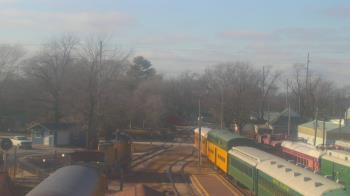 Weather camera view of Boone Scenic Valley Railroad.