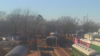 Weather camera view of Boone Scenic Valley Railroad.