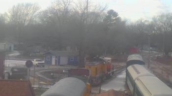 Weather camera view of Boone Scenic Valley Railroad.