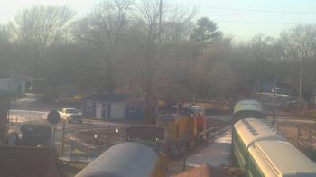 Weather camera view of Boone Scenic Valley Railroad.