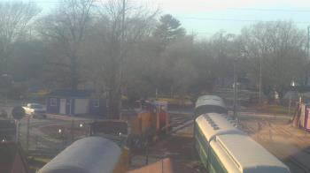 Weather camera view of Boone Scenic Valley Railroad.