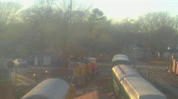 Weather camera view of Boone Scenic Valley Railroad.