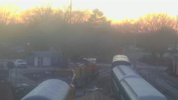 Weather camera view of Boone Scenic Valley Railroad.
