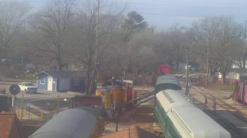 Weather camera view of Boone Scenic Valley Railroad.