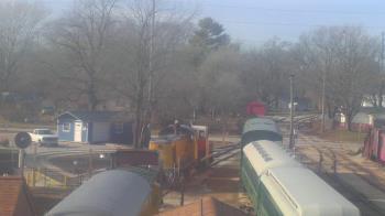 Weather camera view of Boone Scenic Valley Railroad.